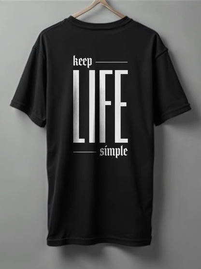 Printed Tee Drop shoulder Life