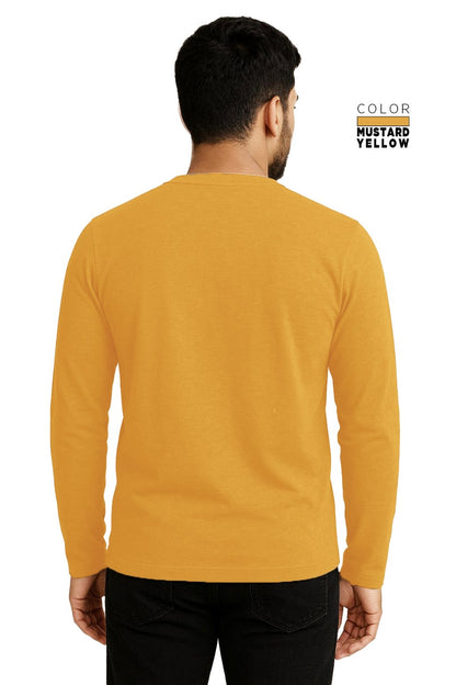Full Sleeve Tee - MUSTARD YELLOW