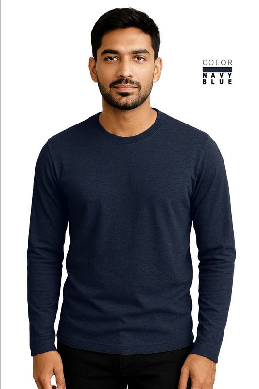 Full Sleeve Tee - NAVY BLUE