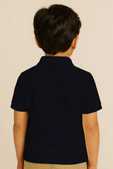 Kids Polo T-shirts - Navy Blue