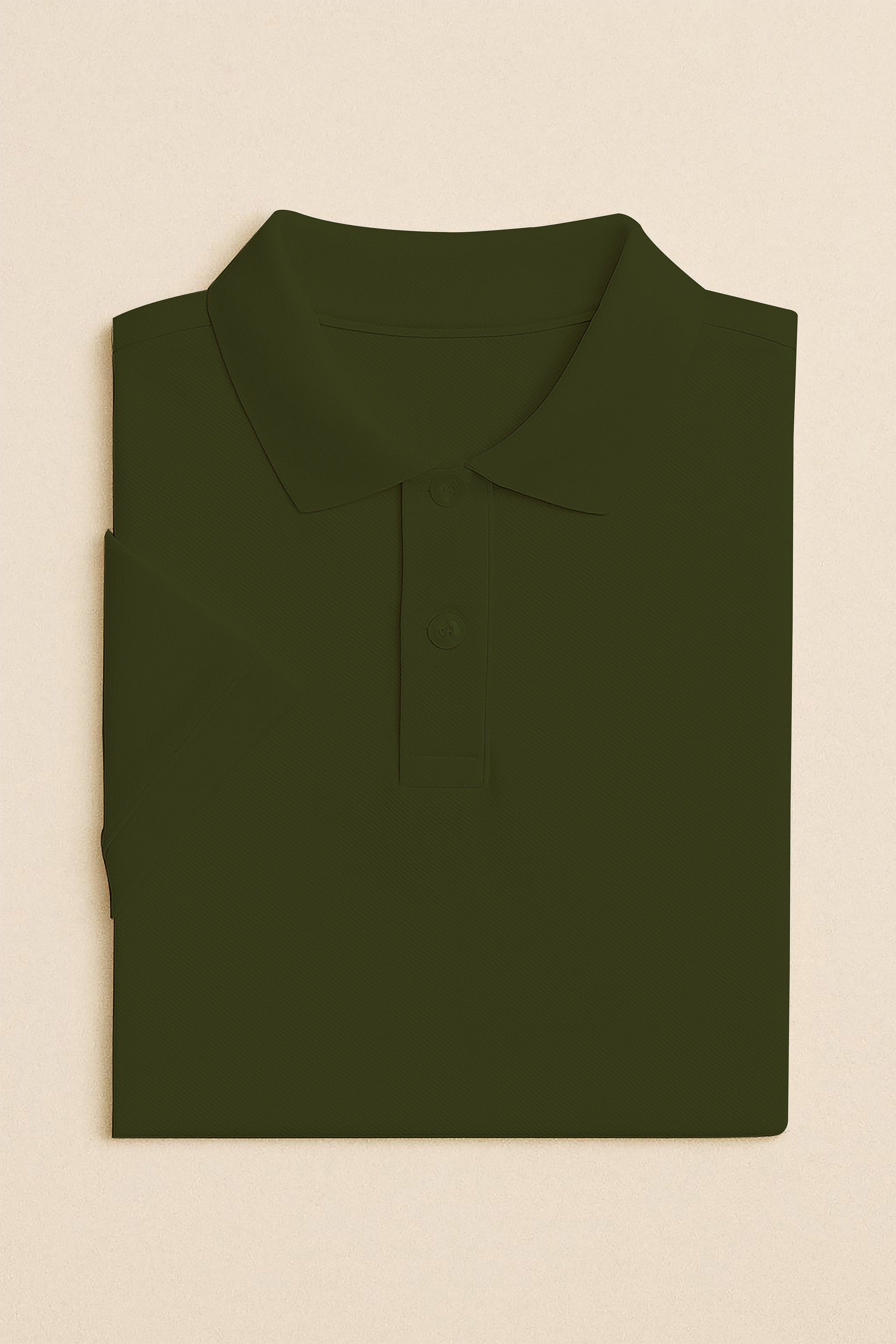 Kids Polo T-shirts - Olive Green