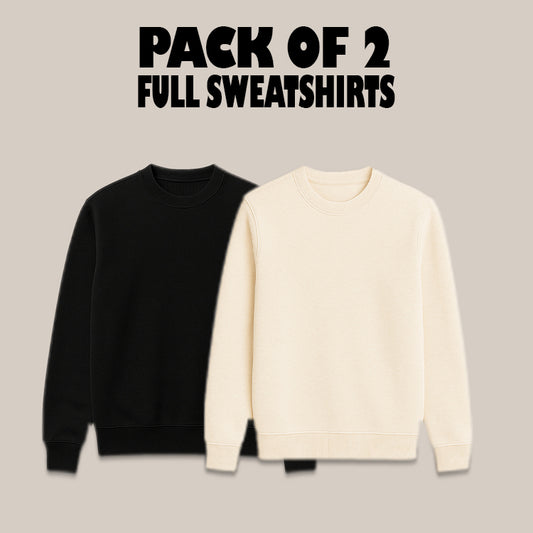 Pack of 2 Full Sleeve Sweatshirts