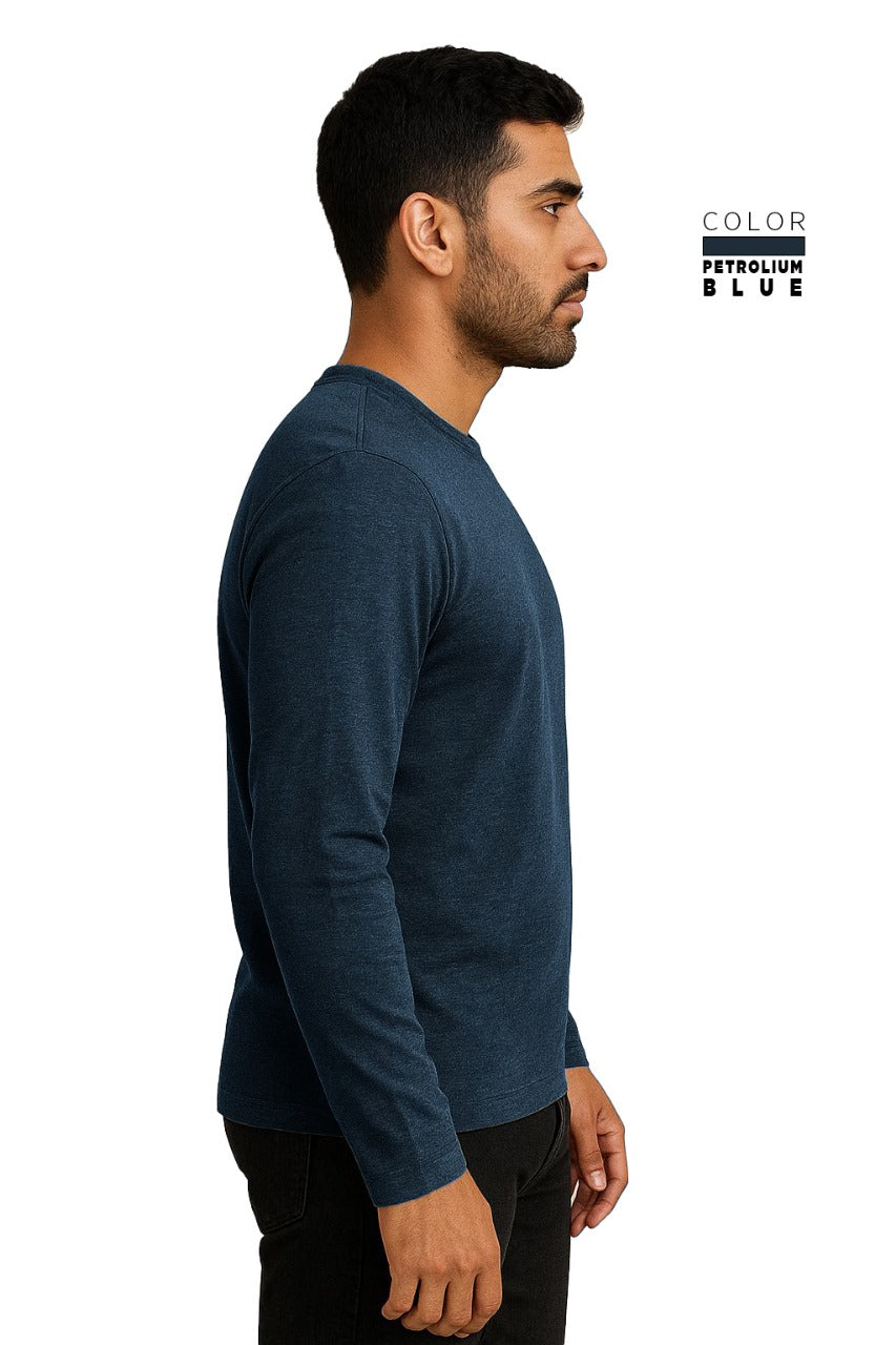 Full Sleeve Tee - PETROLUM BLUE