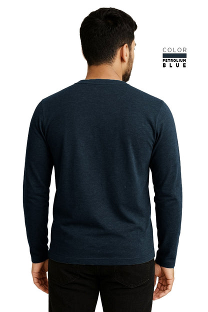 Full Sleeve Tee - PETROLUM BLUE