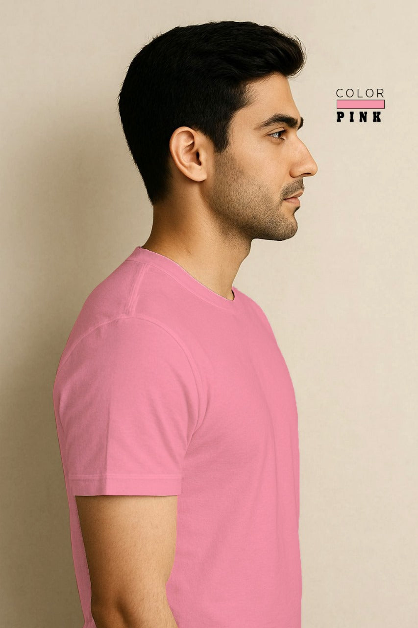 Short Sleeve T-Shirt -Pink