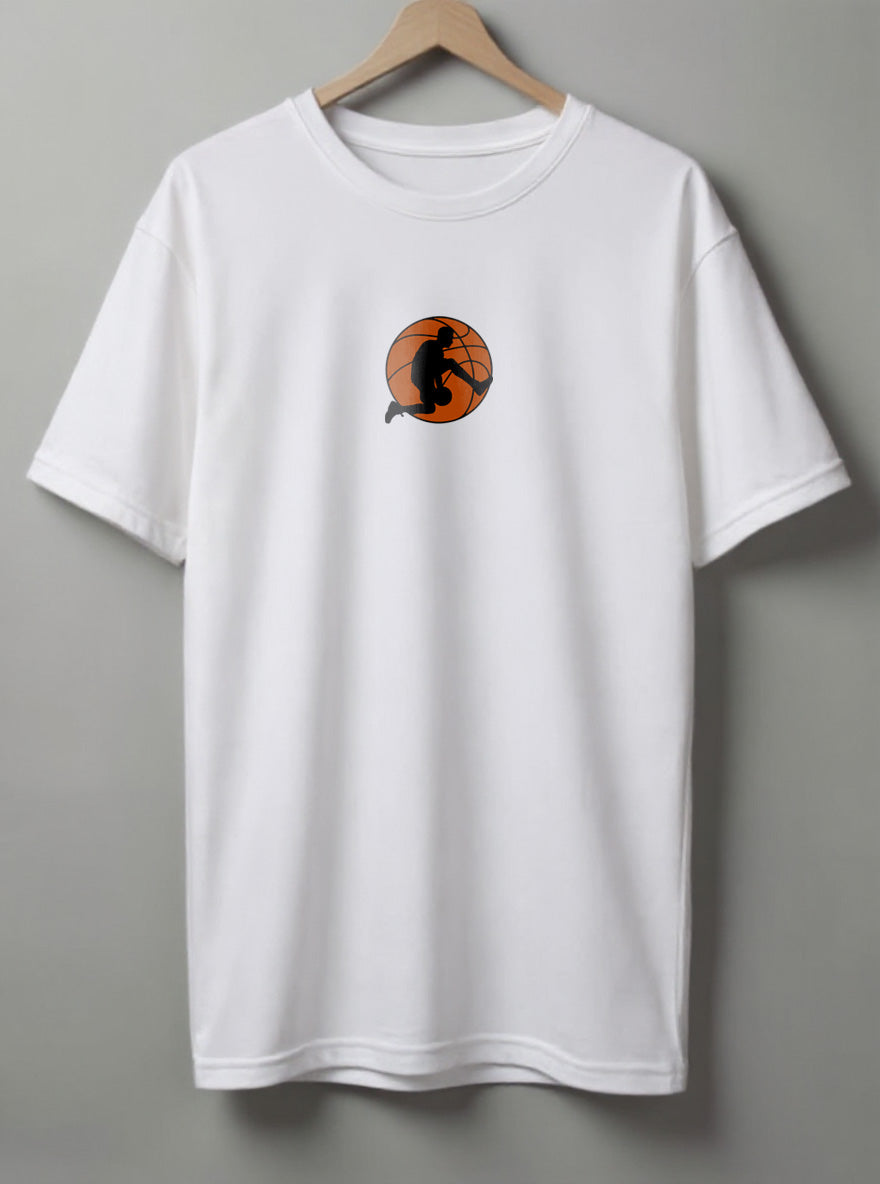 Play Hard Oversized T-Shirt – Maroon, White & Olive Green