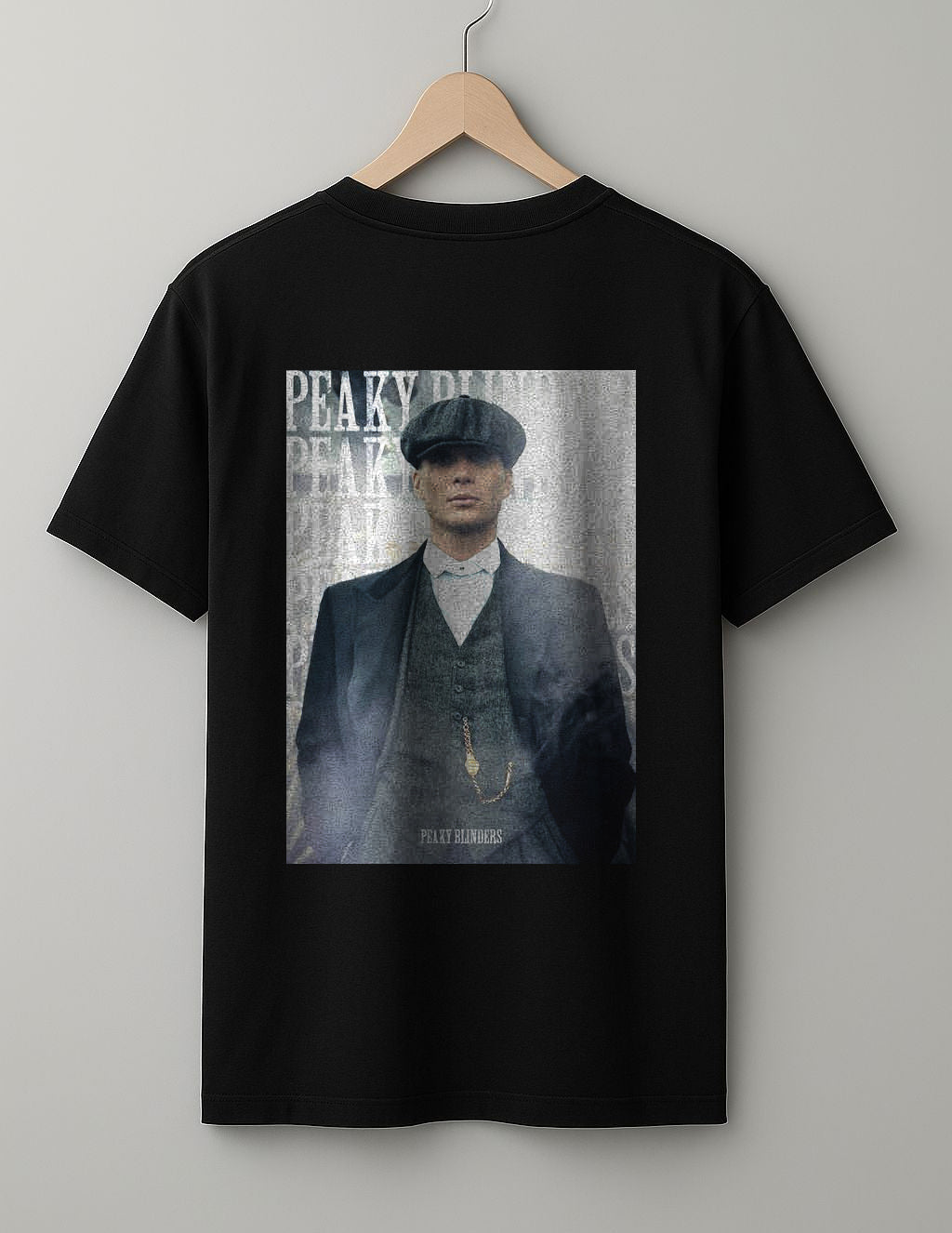 Peaky Blinders Beige, Black & Maroon T-Shirt