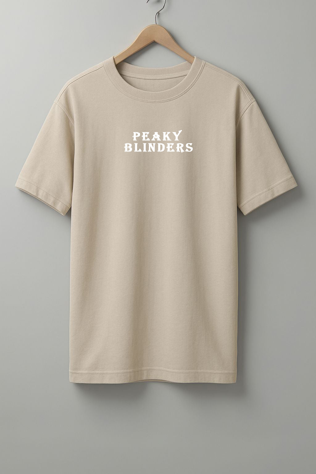 Peaky Blinders Beige, Black & Maroon T-Shirt