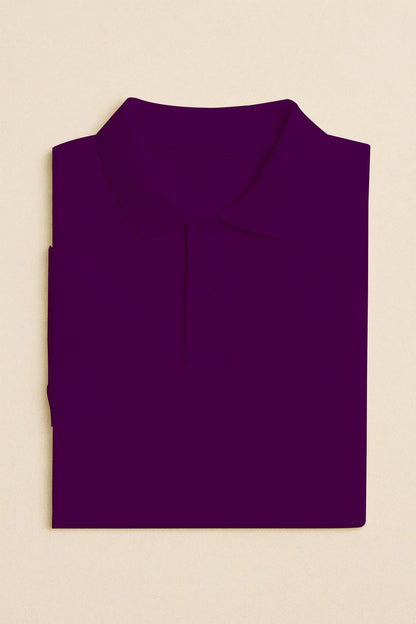 Kids Polo T-shirts - Purple