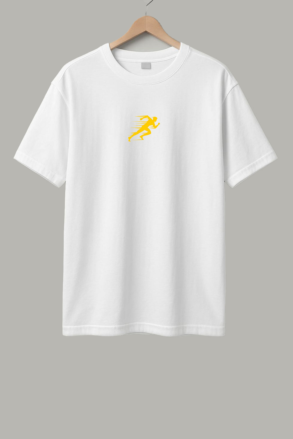 Run T-Shirt - White & Black