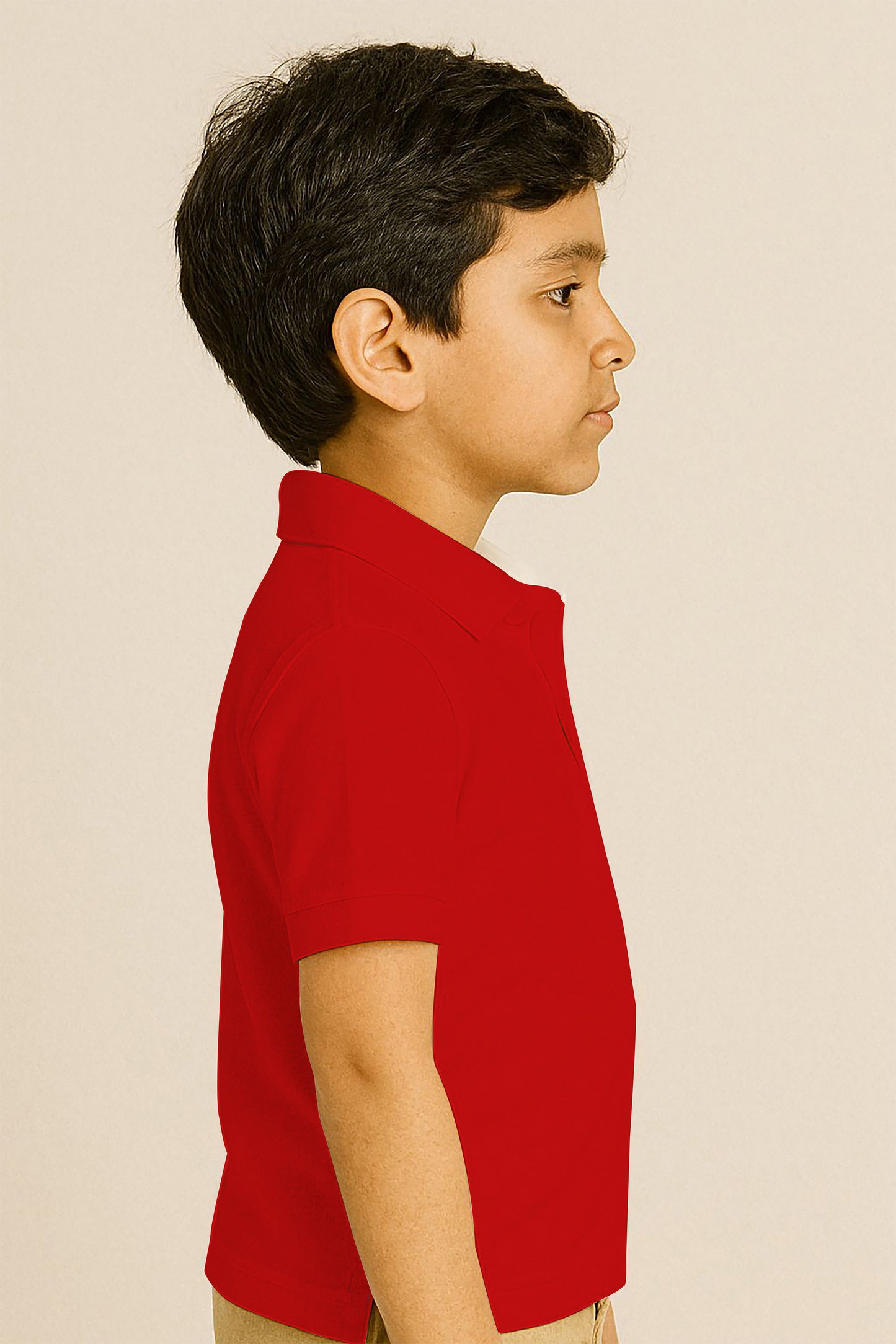 Kids Polo T-shirts - Red