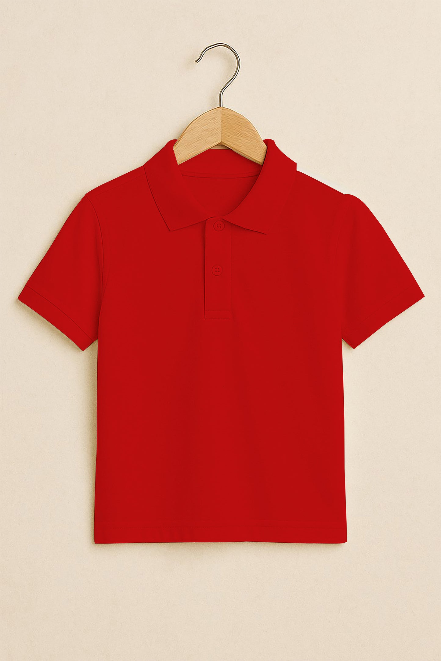 Kids Polo T-shirts - Red