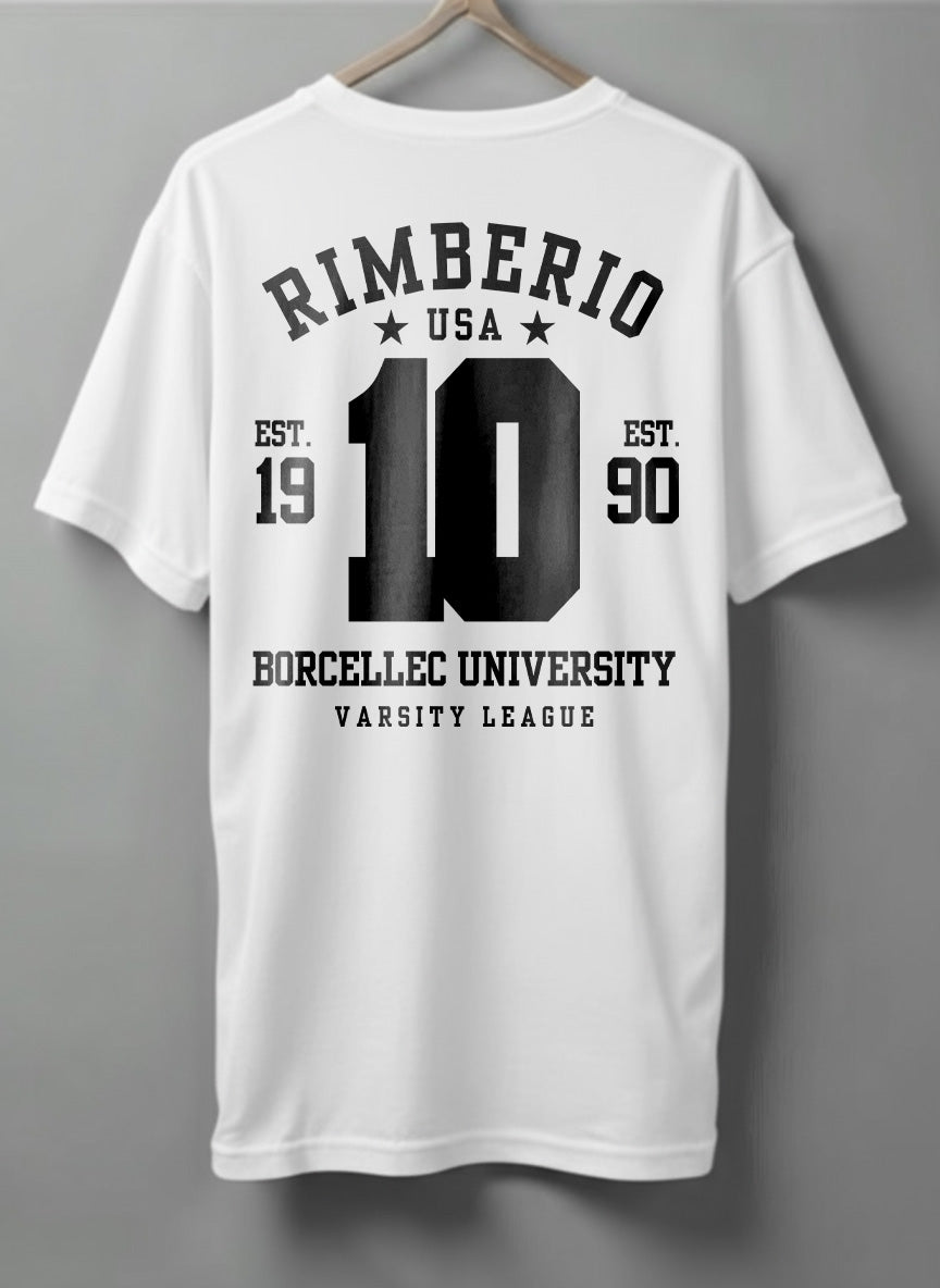 Rimberio Oversized T-Shirt – White, Black, Maroon & Olive Green