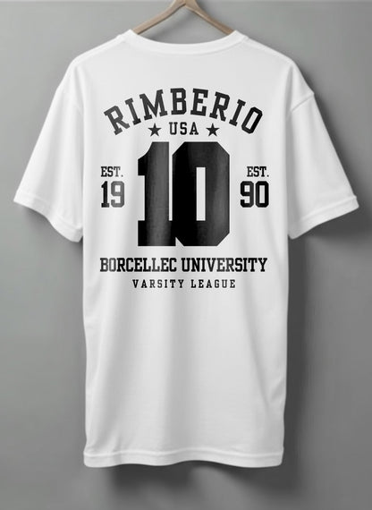 Rimberio Oversized T-Shirt – White, Black, Maroon & Olive Green
