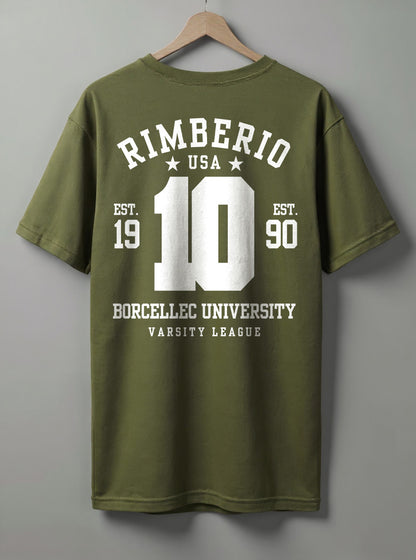 Rimberio Oversized T-Shirt – White, Black, Maroon & Olive Green