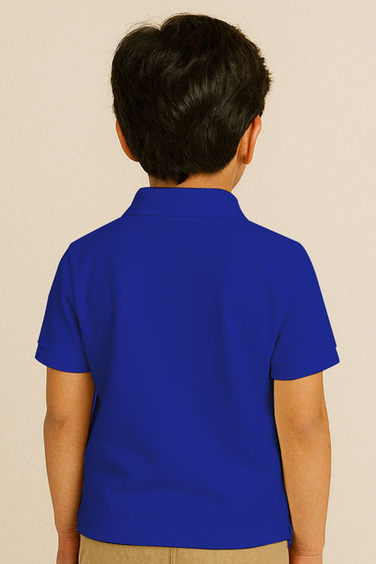 Kids Polo T-shirts - Royal Blue