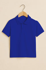Kids Polo T-shirts - Royal Blue