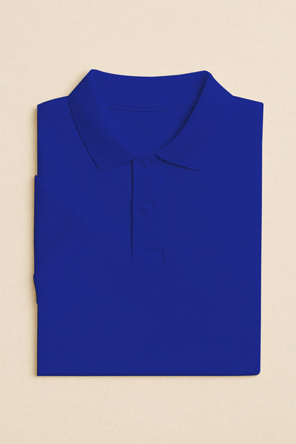 Kids Polo T-shirts - Royal Blue