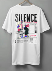 Silence Oversized T-Shirt – White