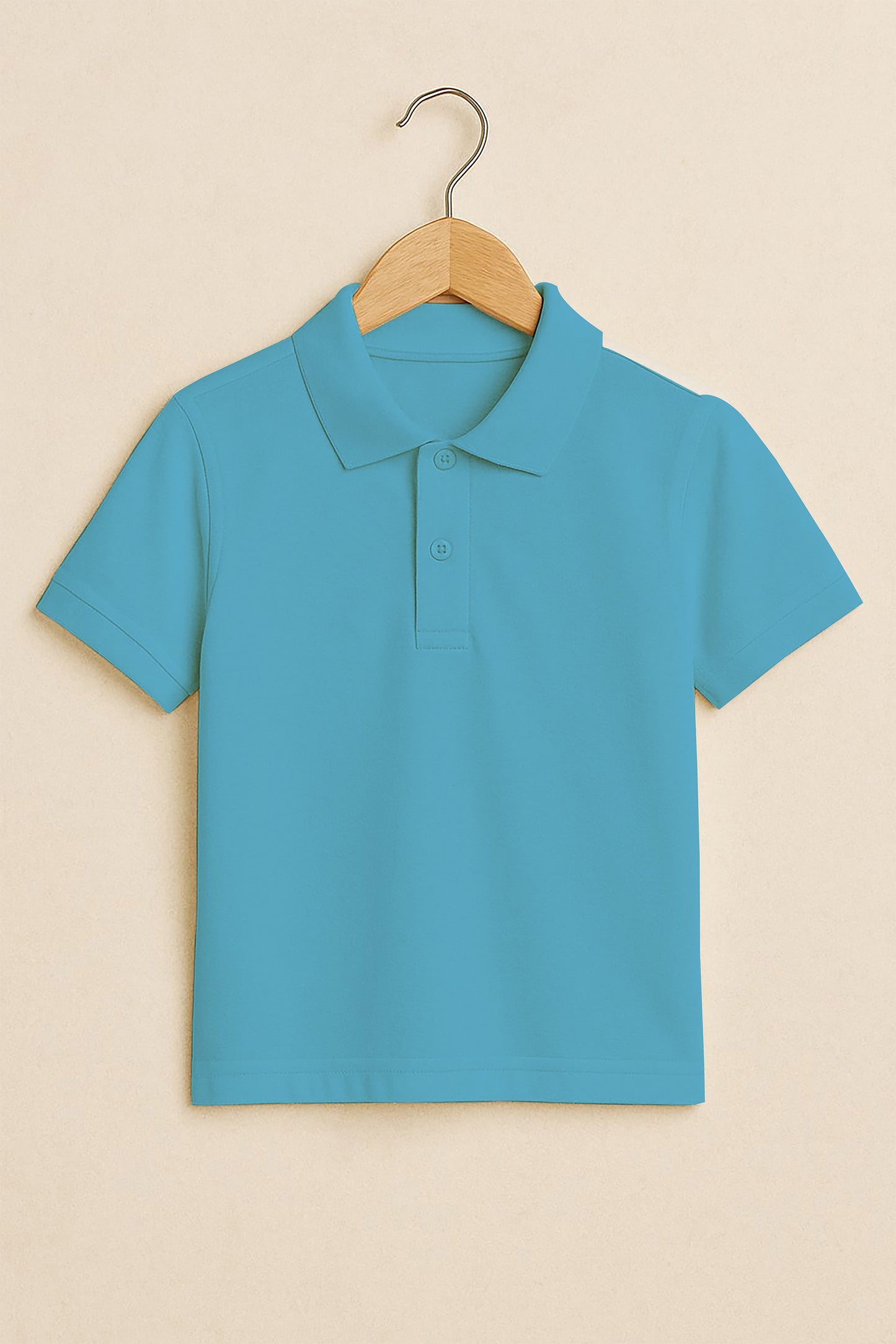 Kids Polo T-shirts - Sea Blue