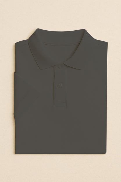 Kids Polo T-shirts - Steel Grey