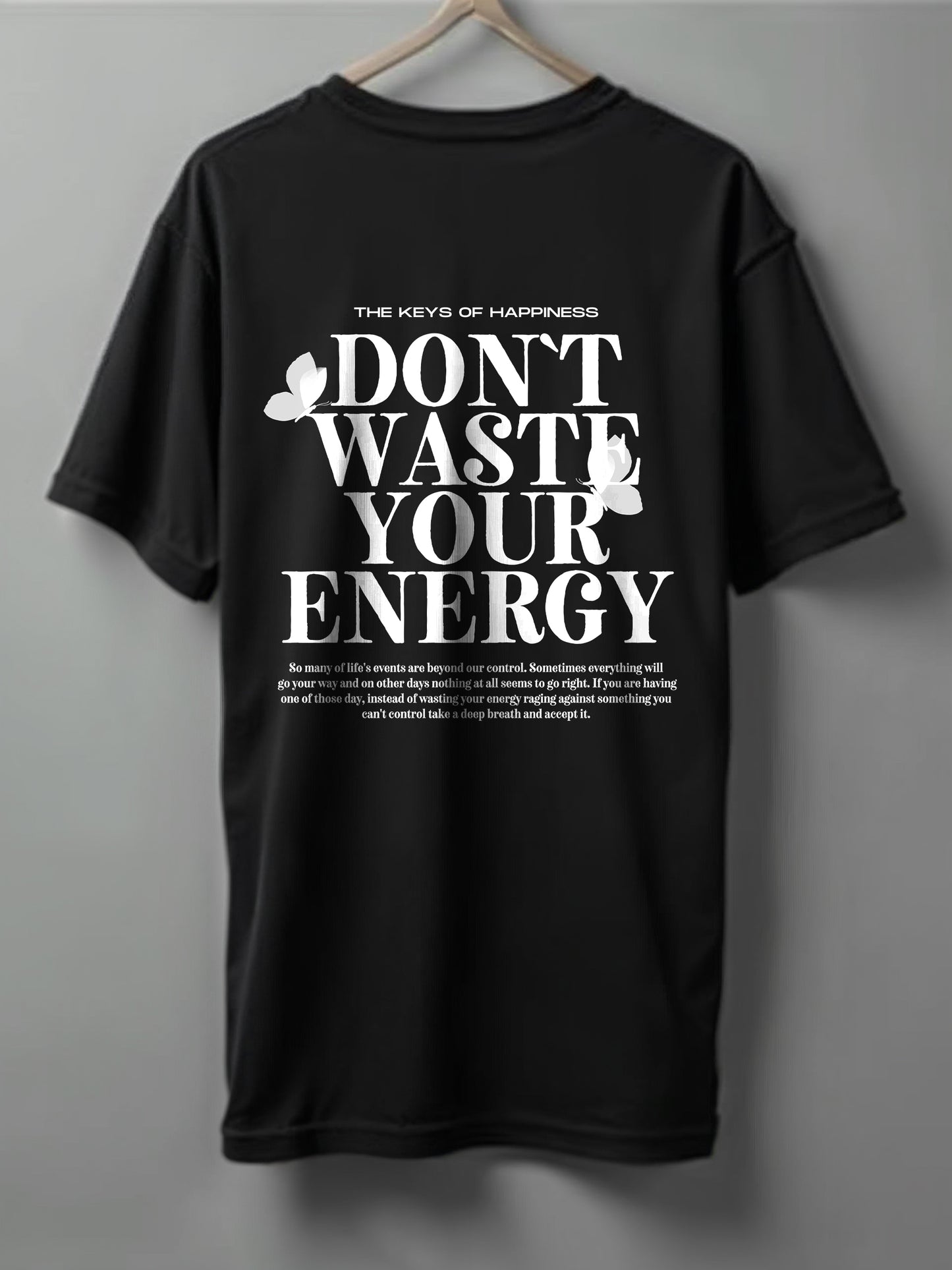 The Keys of Happiness Drop Shoulder T-Shirt