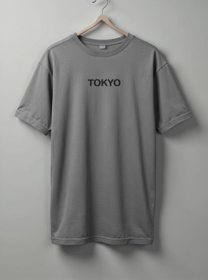 Printed Tee Drop shoulder Tokyo