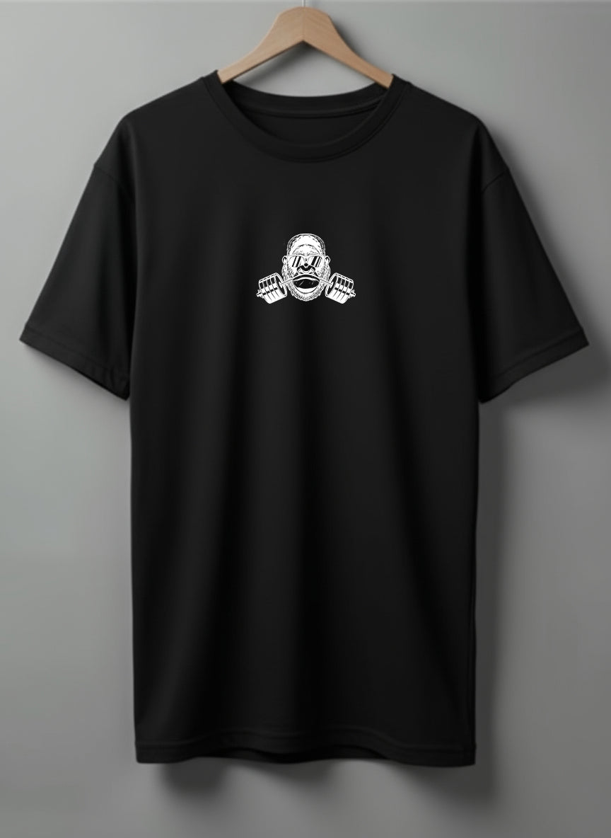 Unleash Drop Shoulder T-Shirt – Black, White & Blue