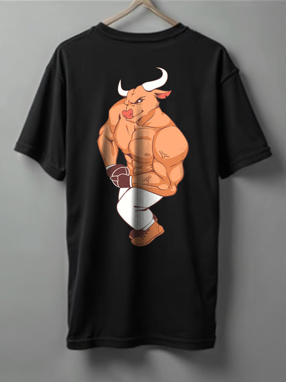 Unstoppable Drop Shoulder T-Shirt – Black, White & Blue