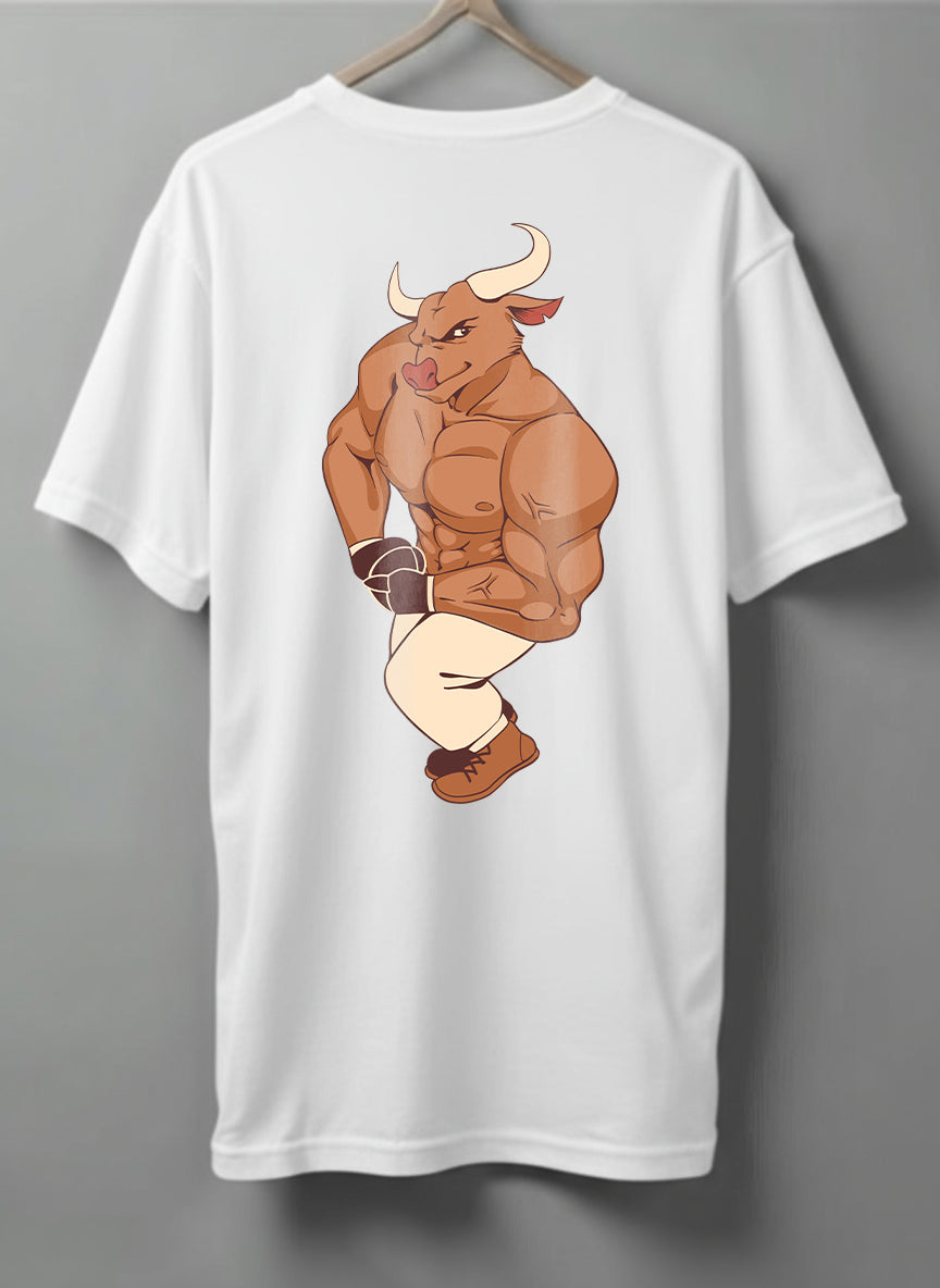 Unstoppable Drop Shoulder T-Shirt – Black, White & Blue