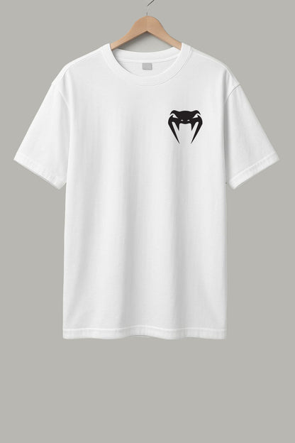 Venum White, Black & Maroon T-Shirt