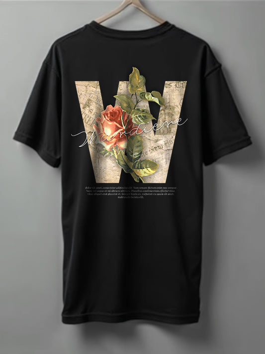 Wardiere Oversized T-Shirt – Black, Olive Green & Maroon