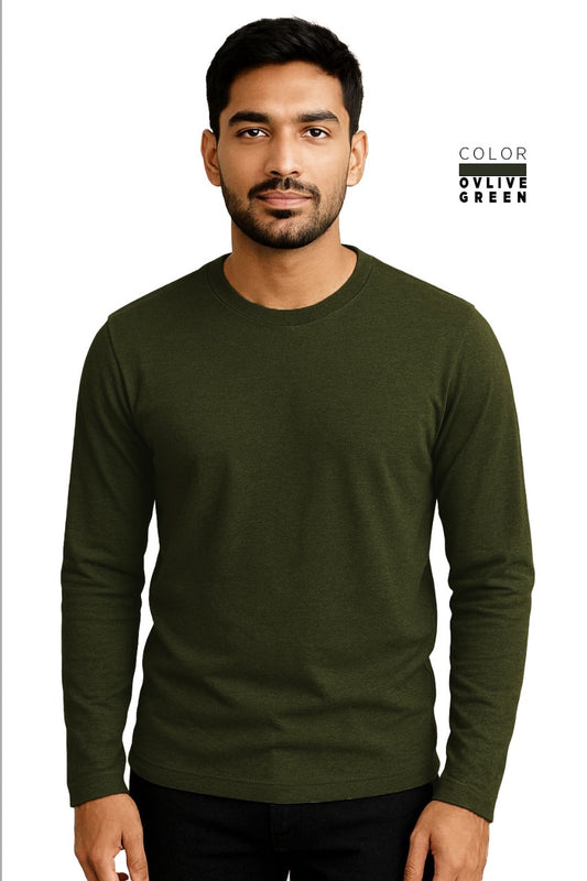 Full Sleeve Tee - OLIVE GREEN