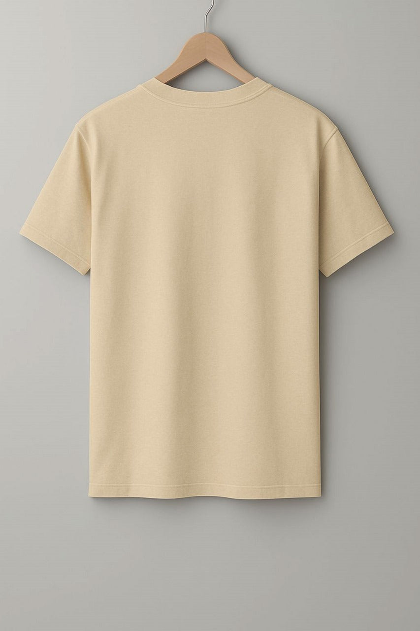 Money Maker T-Shirt - White & Beige
