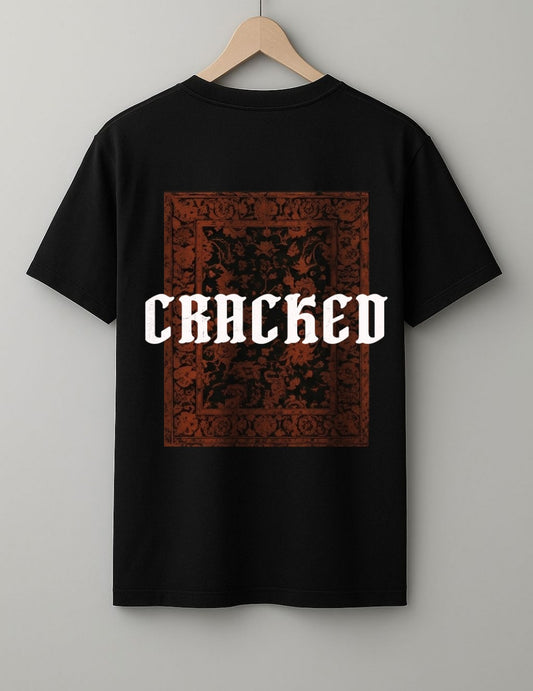Cracked T-Shirt - Black & White