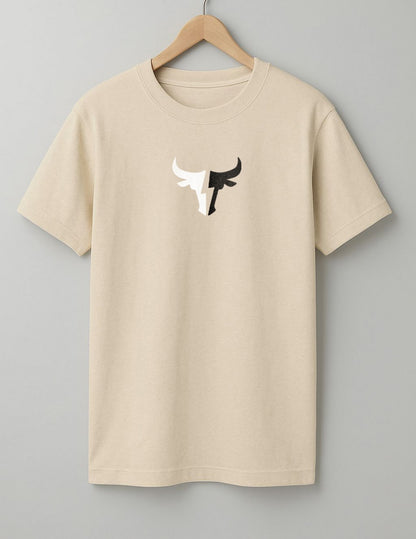 Boston T-Shirt - Black, Beige & White