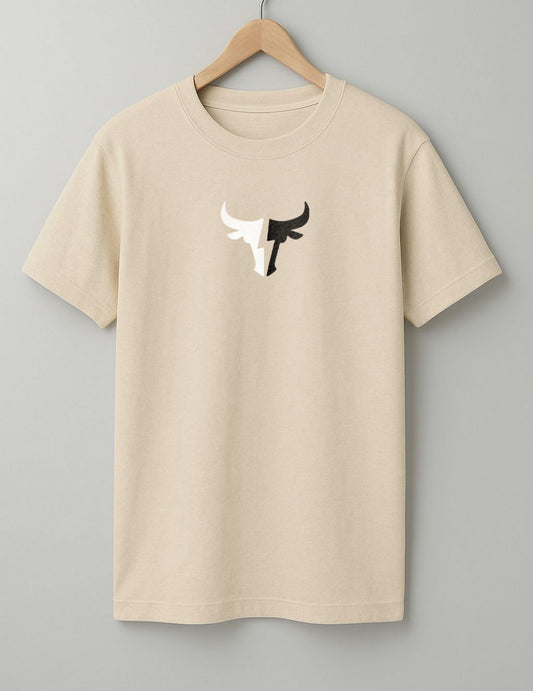 Boston T-Shirt - Black, Beige & White