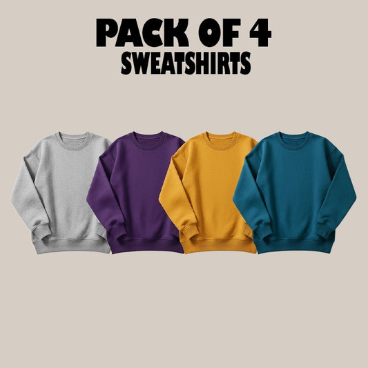 Pack of 4 Full Sleeve Sweatshirt