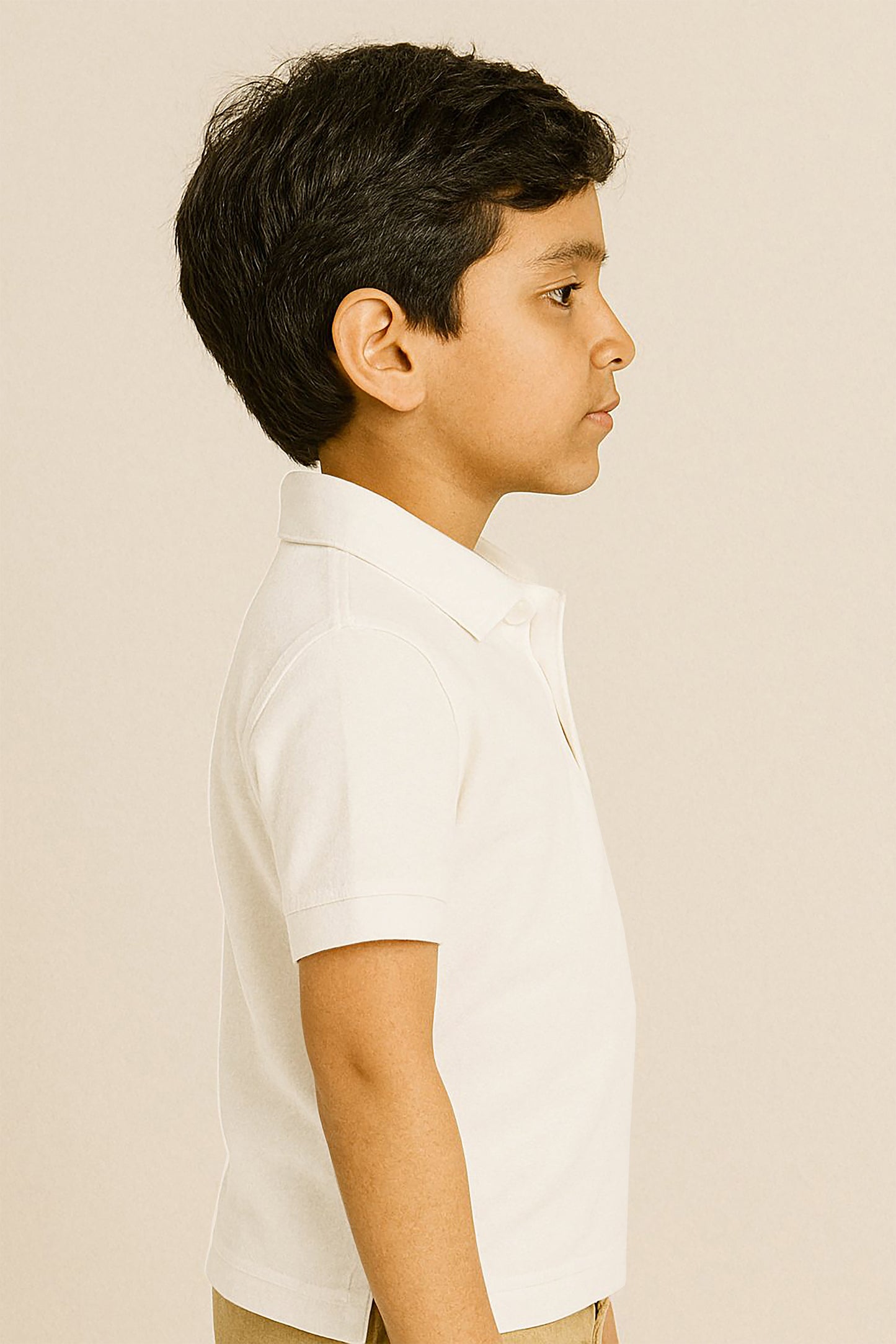 Kids Polo T-shirts - White