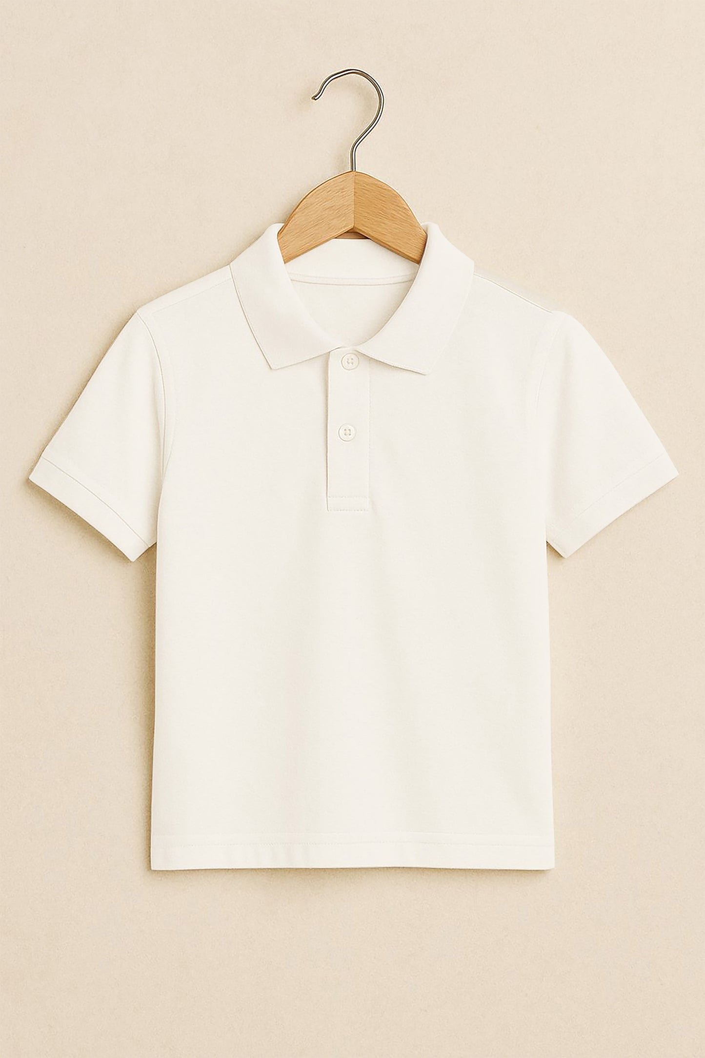 Kids Polo T-shirts - White
