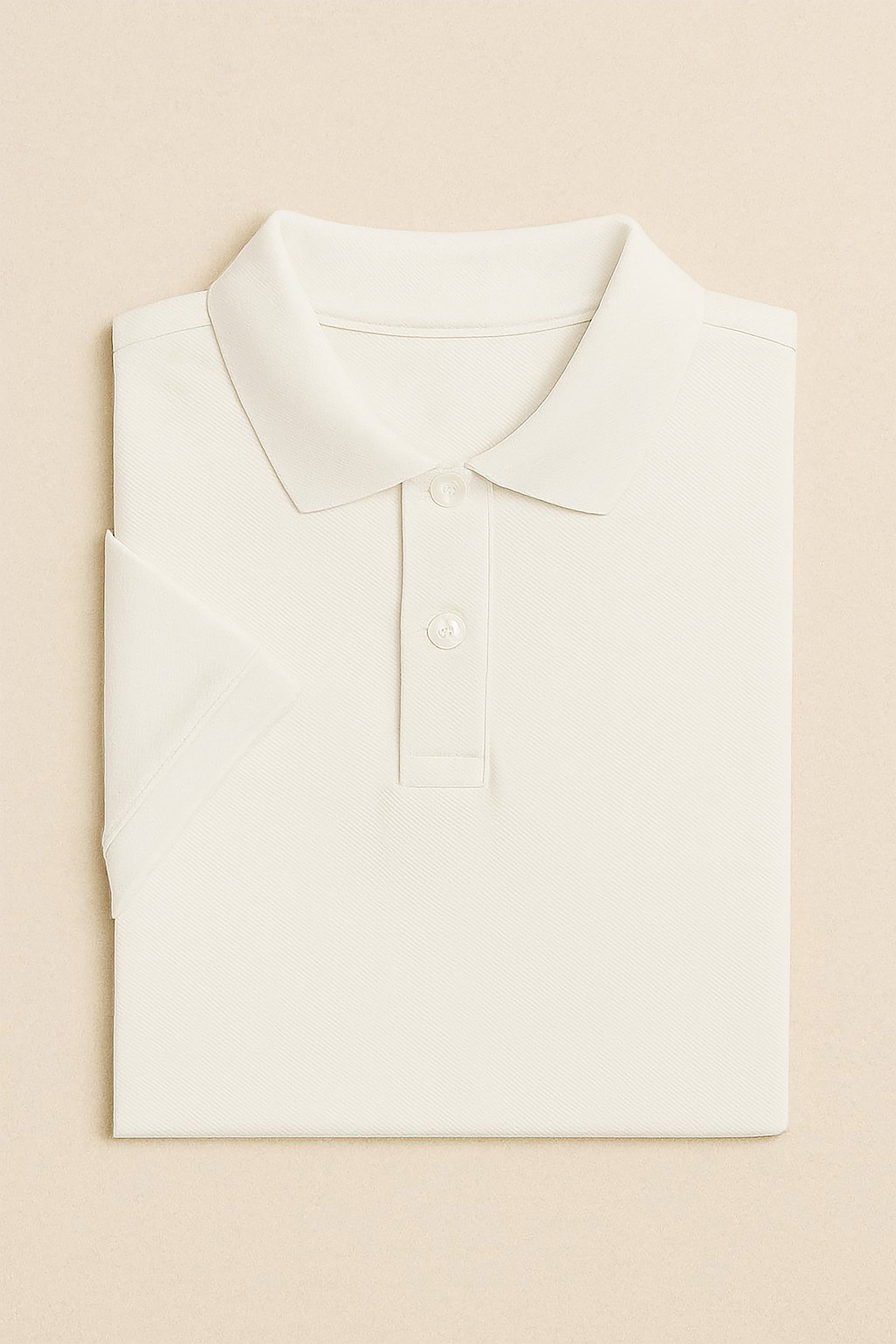 Kids Polo T-shirts - White