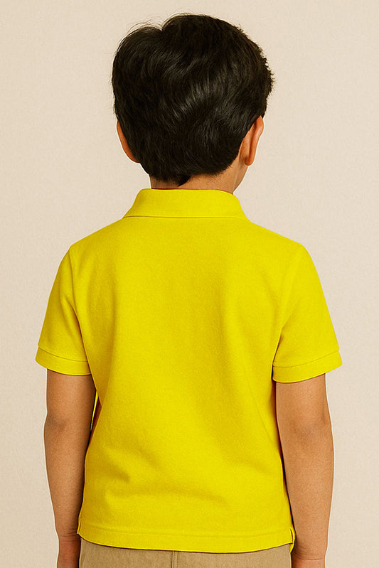 Kids Polo T-shirts - Yellow
