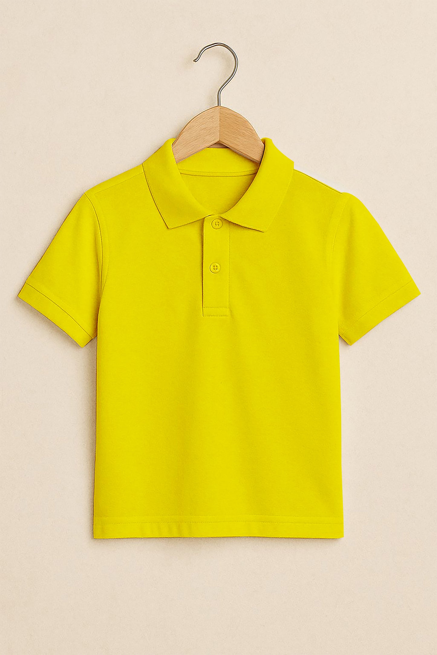 Kids Polo T-shirts - Yellow