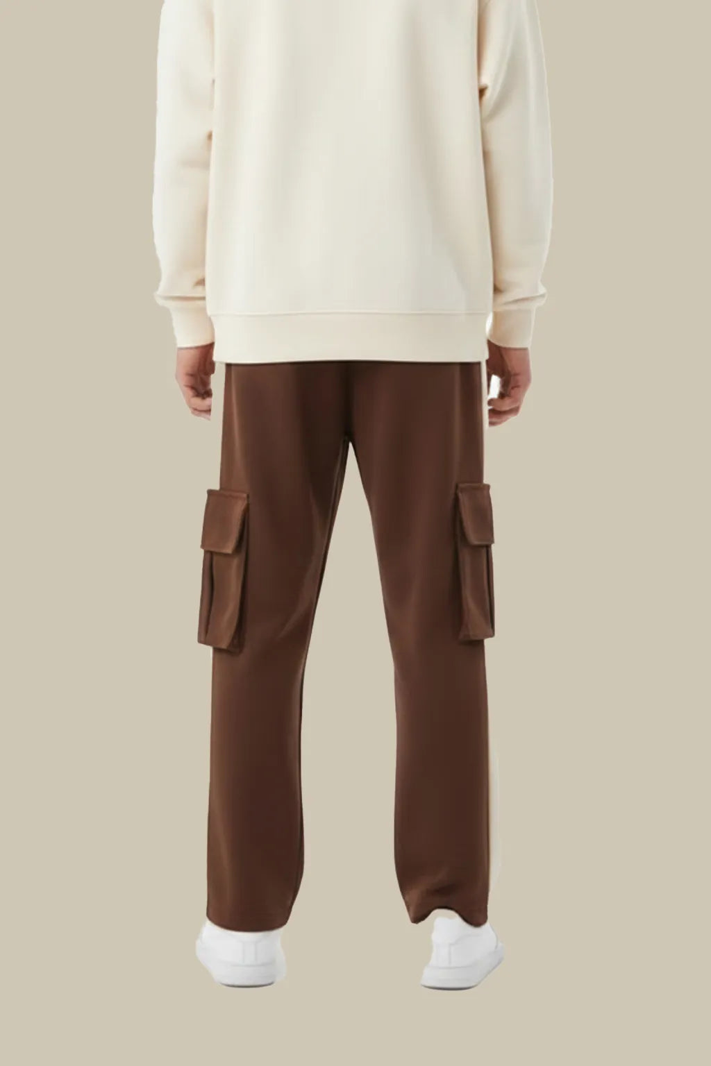 Cargo Pocket Panel Trouser – Brown