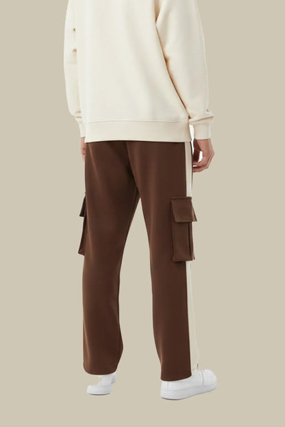 Cargo Pocket Panel Trouser – Brown
