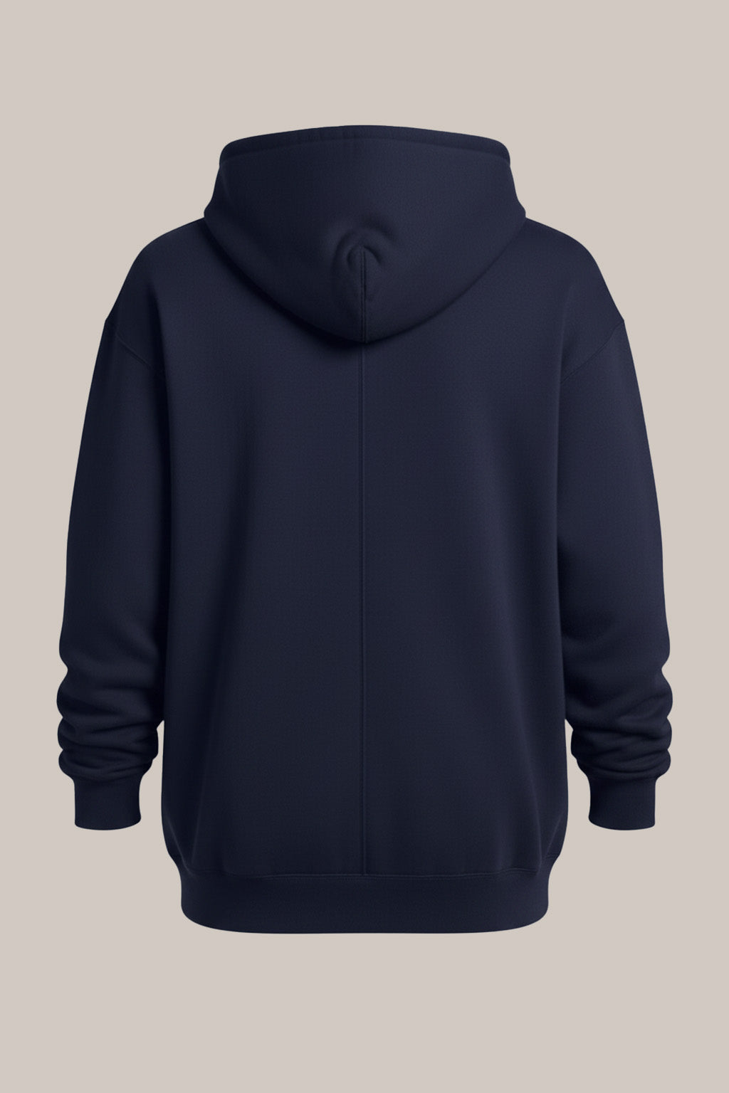 Men’s Classic Navy Blue Zipper Hoodie – Everyday Comfort Collection