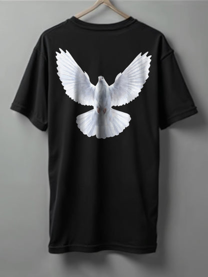 Printed Tee Drop shoulder Squirrel Dar Say Azad