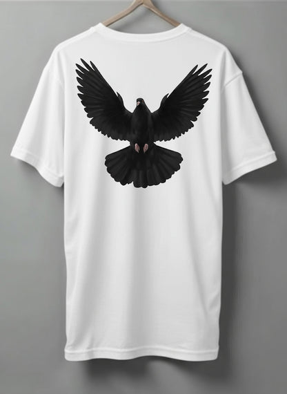 Printed Tee Drop shoulder Squirrel Dar Say Azad