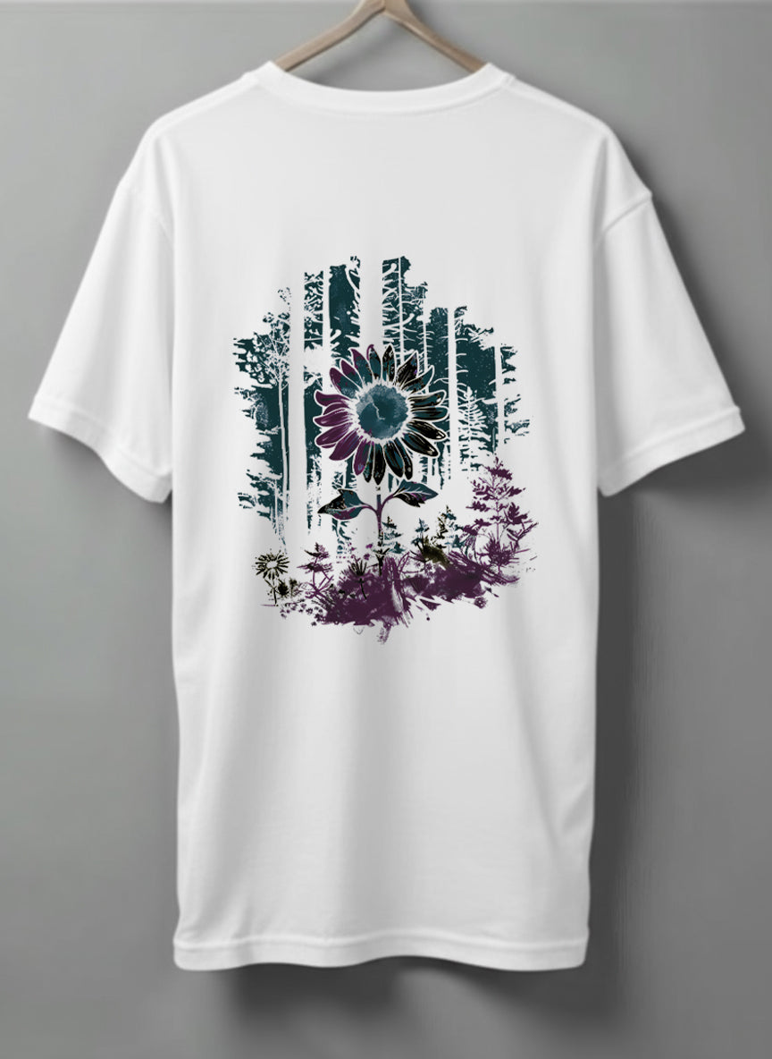 Printed Tee Drop shoulder Mohubbat