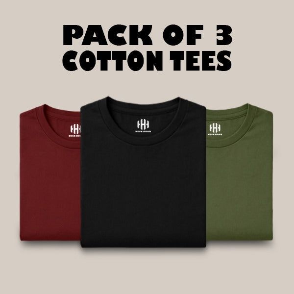 Pack of 3 Basic T-Shirts